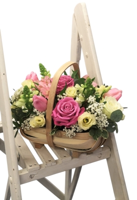 Seasonal Pink Basket