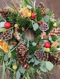 Saturday 14th December 10.00 am Christmas Wreath Workshop