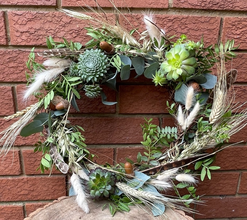 Autumn Table Arrangement or door wreath  Saturday 26th October 1.00 pm