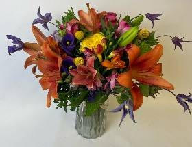 Bright florist choice bouquet