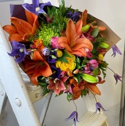 Bright florist choice bouquet