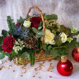 Florist choice Christmas basket